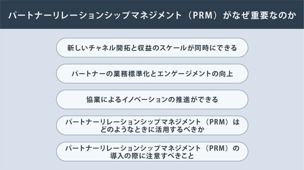 パートナーリレーションシップマネジメント(PRM)がなぜ重要なのか-1