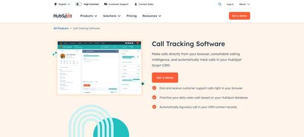 Hubspot Call Tracking Software