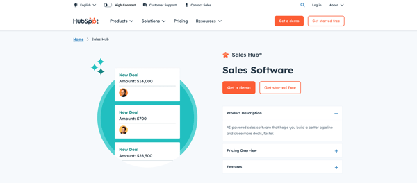 Hubspot Sales Software