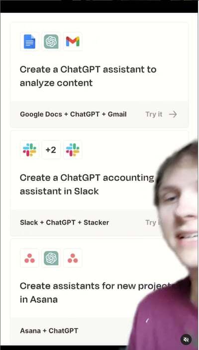 Zapier SNS投稿の一例