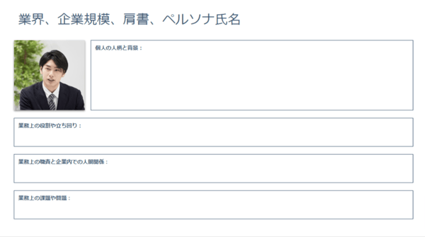 【未3記事差し替え後削除】2.ブランクのペルソナテンプレート-Google-スライド
