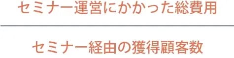 セミナーCAC計算式