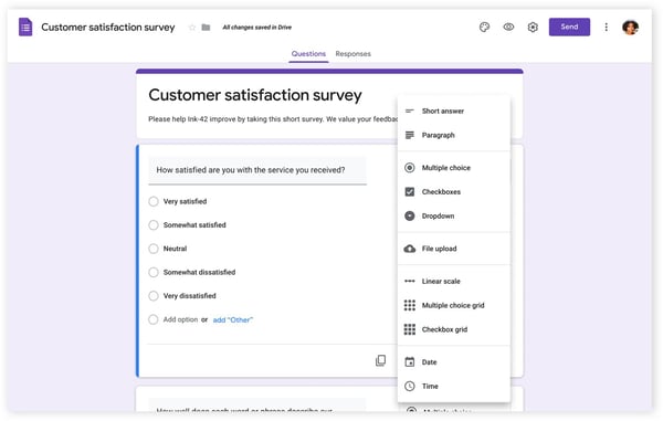 フォーム作成サービスの利用イメージ