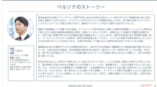 ペルソナの例