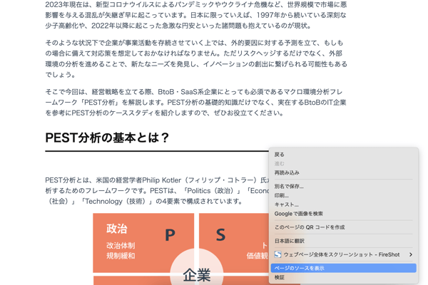 メタ要素の確認方法1