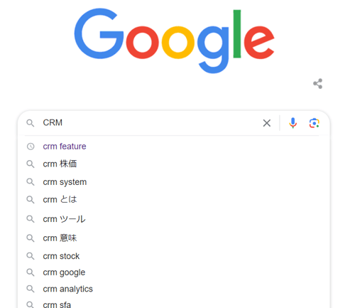 2.CRMのサジェスト例
