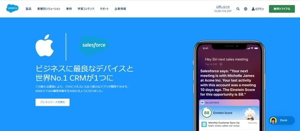 Apple社とSalesforce社