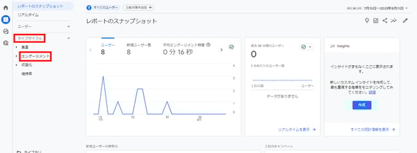 GA4のスクリーンショット2