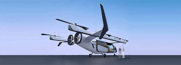 Hondaの「空飛ぶクルマ」