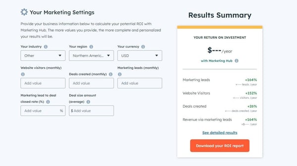 HubSpotのインタラクティブコンテンツ