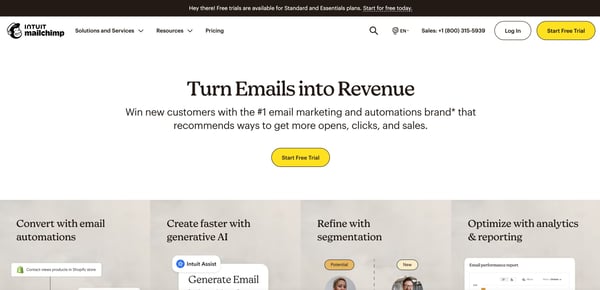 MailChimp_トップページ