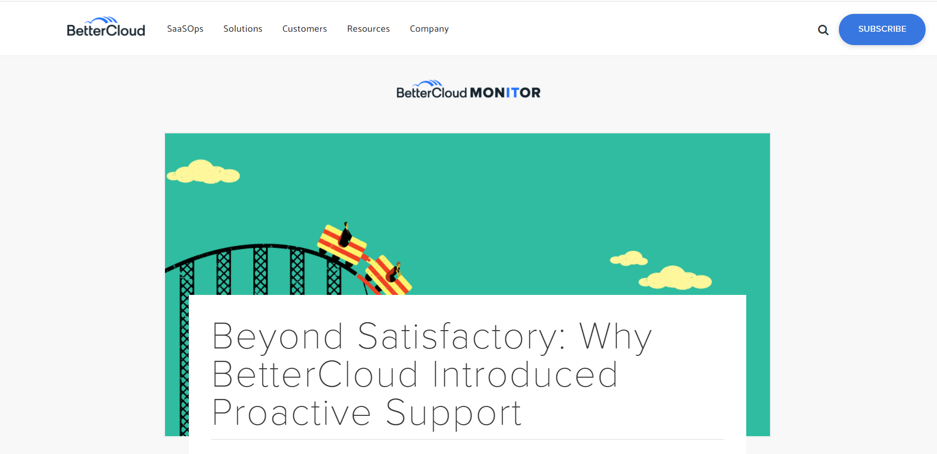BetterCloudのウェブサイト