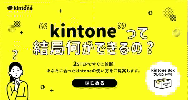 kintoneのウェブサイト