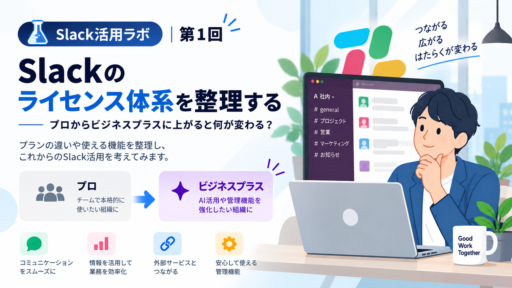 【Slack活用ラボ】第1回：Slackのライセンス体系を整理する